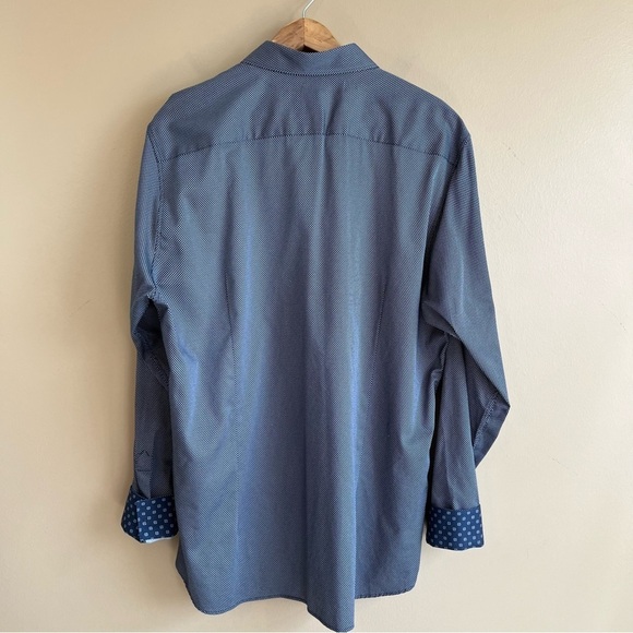 TED BAKER LONDON men’s Shuger Slim Fit Stretch Button-Up Shirt size 6 or XL - Picture 7 of 9